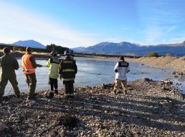 En la búsqueda colaboró personal de Carabineros, Bomberos y lugareños del sector.