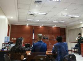 Fiscal Daniel García, durante la audiencia de la formalización