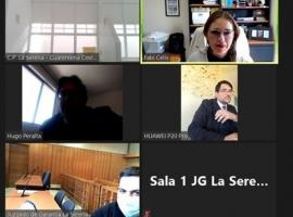Por videoconferencia y con uso de mascarilla se han efectuado las audiencias.