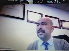Fiscal Jefe de Puerto Montt, Marcelo Maldonado González, durante audiencia de formalización.