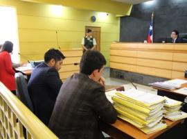 El fiscal Luis Miranda estuvo acompañado en la audiencia por el abogado querellante del INDH.