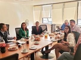 Sacfi y prensa local de Antofagasta, durante el desarrollo del Diagnóstico de Criminalidad Regional.