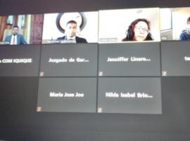 La audiencia de formalización se realizo por sistema de videoconferencia.