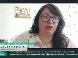 Tania Mora, Fiscal Adjunta de Análisis Criminal y Focos Investigativos.