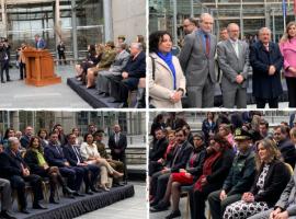 Ceremonia efectuada en el Centro de Justicia de Santiago.