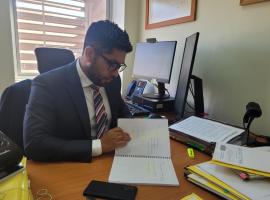 Fiscal Luis Miranda solicitó y obtuvo la privación de libertad de los tres involucrados.