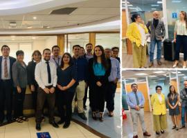 La nueva DEN fue recibida en las oficinas de Miraflores 383 por la Directora Ejecutiva Regional, Rocío Berríos, quien acompañó a Rivas, mostrándole a las personas y equipos que son parte de la Fiscalía Regional.