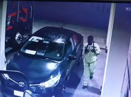 La cámaras de seguridad del Cuartel registraron el actuar del imputado. 