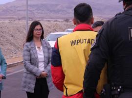 La fiscal (s) Paulina Ketterer dirigió la diligencia.