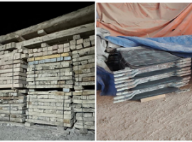 El material estaba acopiado en un predio del sector oriente de Calama.