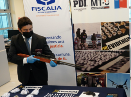 La Fiscalía de Coquimbo y la PDI efectúan las labores de investigación.