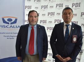 Hechos ocurrieron a medidos del año 2022, según explicó el fiscal jefe de Coyhaique, José Moris y el subprefecto Víctor Toledo. 