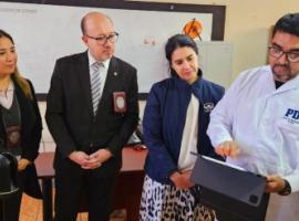 La Fiscal Barrueto destacó el aporte que estos equipos significarán para las investigaciones.