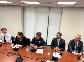 Autoridades en el lanzamiento de la Red de Observatorios de Seguridad Ciudadana