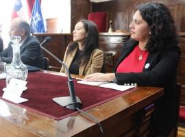 La Fiscal Rocío Valdivia expuso algunas complejidades como la supervisión de las medidas cautelares.