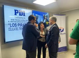 La fiscal regional agradeció el trabajo coordinado con la Brigada de Homicidios y la Brigada de Robos de la Policía de Investigaciones