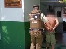 El sujeto fue detenido por Carabineros de la Segunda Comisaría de Antofagasta.