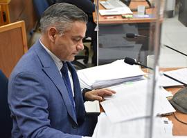 Al juicio oral concurrió el fiscal Luis Contreras, quien presentó pruebas y diligencias obtenidas por Carabineros, PDI y el SML.  