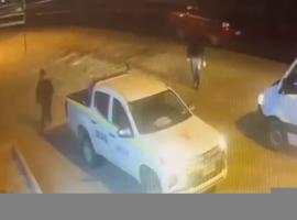 Cámaras de seguridad registraron el actuar de los integrantes de la banda.