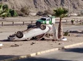 En este estado terminó el vehículo que protagonizó el grave accidente.