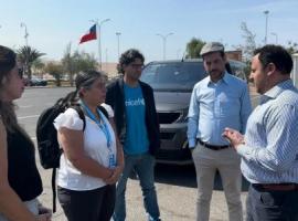 Delegación de UNICEF fue a conocer la Fiscalía de Frontera.