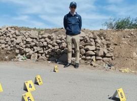 El Fiscal Eduardo Yáñez se constituyó en el sitio del suceso.