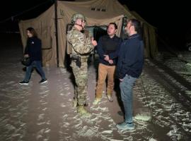 Funcionarios de la Fiscalía y del Ejército participaron en una jornada de trabajo y recorrido por la zona fronteriza.