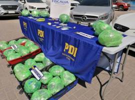 La droga incautada era adquirida por los imputados en la Región de Coquimbo.