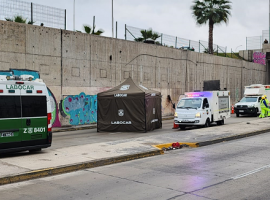 Labocar de Carabineros realizó distintas pericias en el lugar de los hechos.