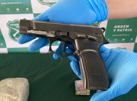 Las armas incautadas son de fabricación argentina.