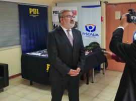 El Fiscal jefe de Ovalle, Carlos Jiménez, destacó el trabajo colaborativo con la PDI.