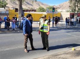 El fiscal Orellana se constituyó en el sitio del suceso.
