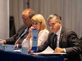 El fiscal Juan Castro Bekios destacó la importancia de la colaboración entre fiscalías.