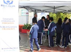 Fiscalía Regional y Unidad de Análisis Criminal y Focos Investigativos se reunieron con estudiantes.