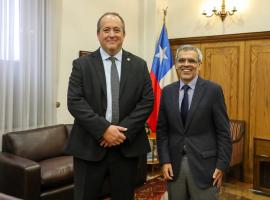 Fiscal Nacional, Ángel Valencia, calificó la instancia como "una reunión muy provechosa”