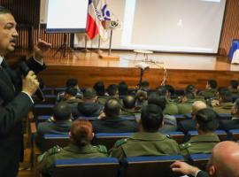 Patricio Rosas, Fiscal Jefe Flagrancias Occidente en capacitación sobre bitácora web nacional.