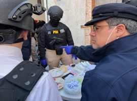 La diligencia permitió recuperar droga y municiones, entre otros elementos.