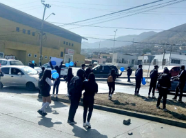 La comunidad educativa se movilizó tras la agresión.