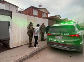 Sección OS9 de Carabineros logró detención del imputado este jueves.