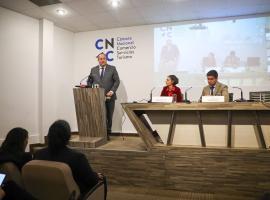 Fiscal Nacional, Ángel Valencia, en la presentación de la plataforma 