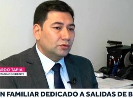 En la imagen se ve al Fiscal Jefe de Focos Investigativos de la Fiscalía Occidente, Leonardo Tapia.