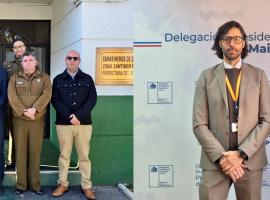 Se muestran fotos de las reuniones con autoridades.