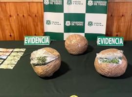 Incautación de droga en carretera