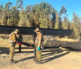 Fiscalía de Ñuble formaliza a tres imputados por incendio forestal que afectó a 150 hectáreas en Chillán Viejo
