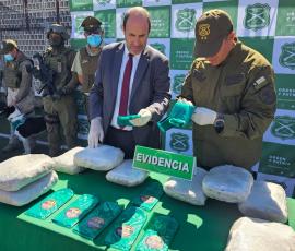 Siete detenidos en controles antidrogas. Se recuperó una tonelada de marihuana y 649 kilos de hoja de coca