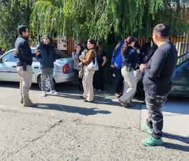 Fiscalía realiza reconstitución de escena por homicidio ocurrido a fines del año pasado en San Carlos