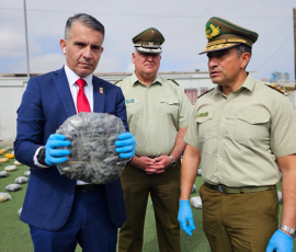 Estrategia de barrera al crimen organizado permite incautar 2,7 toneladas de drogas en Calama y sectores fronterizos
