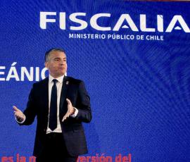 Exponor 2026: Fiscal Juan Castro Bekios llamó a proteger la cadena minero-portuaria de la irrupción del crimen organizado