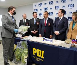 Investigación de Fiscalía y PDI de Ñuble por robo de suplementos alimentarios deriva en masiva incautación de drogas 
