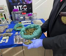 Fiscalía obtiene prisión preventiva para imputado detenido con más de 2 kilos de marihuana y resina de cannabis sativa en San Carlos